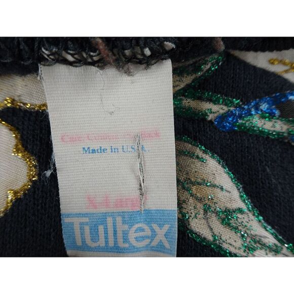 Vintage Tultex Women Floral Sweatshirt Size XL - Picture 7 of 10